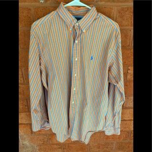 Ralph Lauren button-down (Orange/Blue)